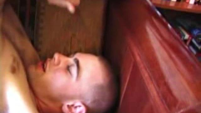 In this jerk off scene, young Nick Needs gets naked and starts stroking his big cock, stuffing sex toys up his ass for added stimulation before a cum load onto his face.