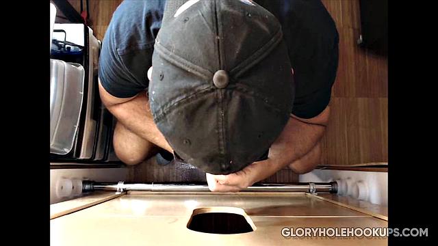 Sucking off the married Latin guy