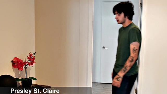 60-year-old Presley & her step-son