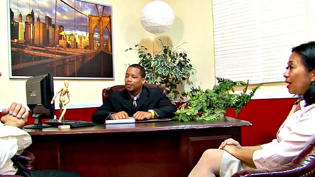 Team Fucks Asian MILF Lucky Starr