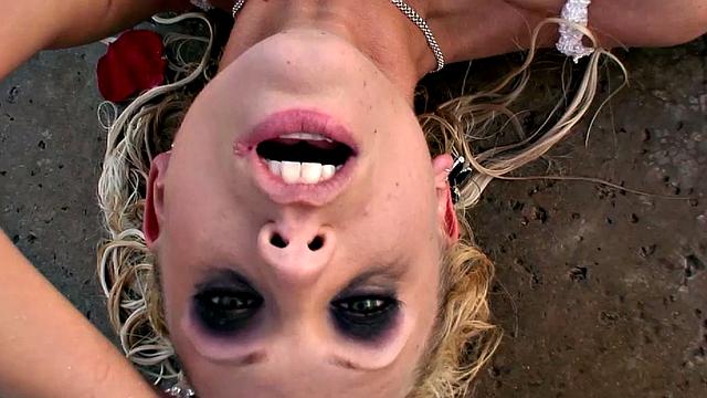 невеста Таня Джеймс получает по полной до свадьбы