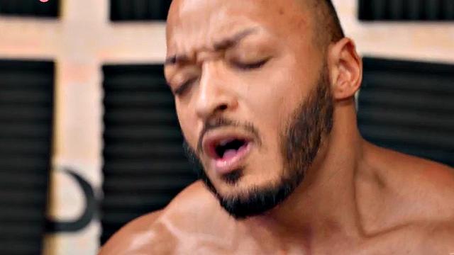 Tgirl goddess in interracial duo in singing booth