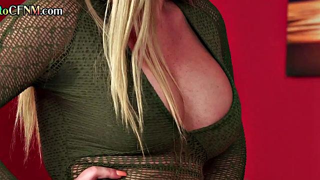 CFNM euro MILFS give blowjob and handjob to guy