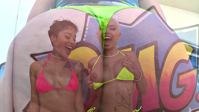 Deep Inside Misty and Lana's Thirsty Throats