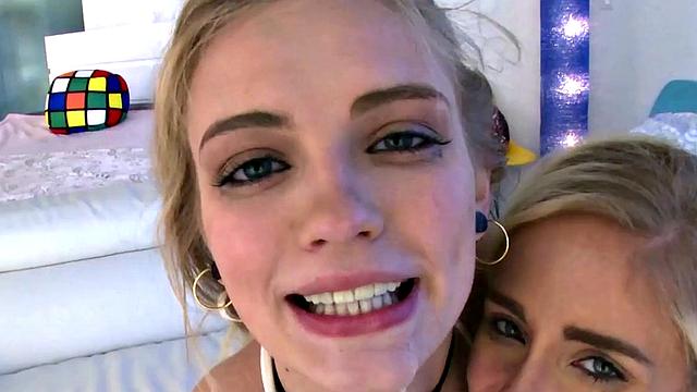 Deep Inside Misty and Lana's Thirsty Throats