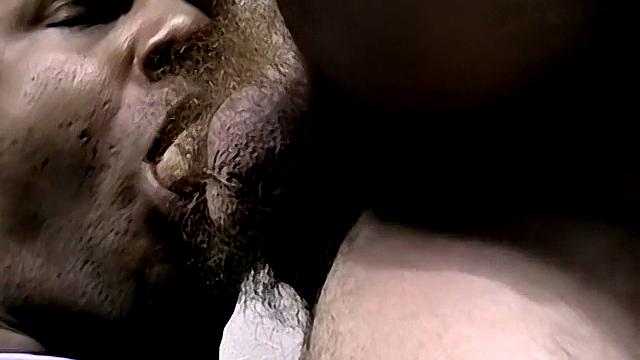 Brad gets on his knees and sucks a thick cock until the guy moans