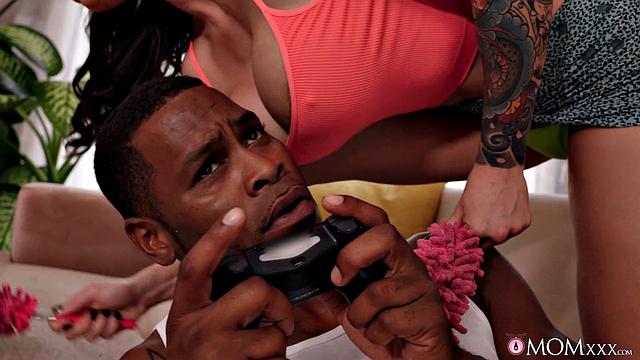 Big tits stepmom just too sexy