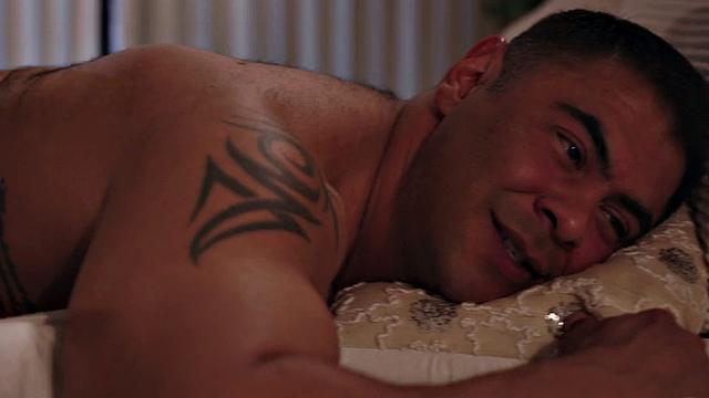 Redhead tranny fucks in male anal hole in missionary