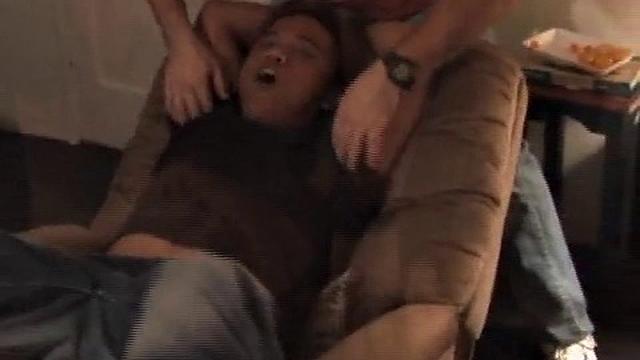 What do two tickle pros and their friend do on a boring Christmas day? They convince their cute Asian buddy to let them tie and tickle him. Azer gets tied to the recliner and tickled mercilessly by Mike and Ricky.