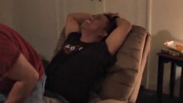 What do two tickle pros and their friend do on a boring Christmas day? They convince their cute Asian buddy to let them tie and tickle him. Azer gets tied to the recliner and tickled mercilessly by Mike and Ricky.