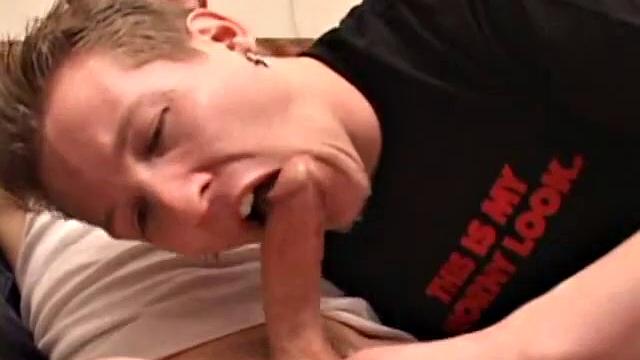 Drake drops to his knees and sucks Shane's hard cock