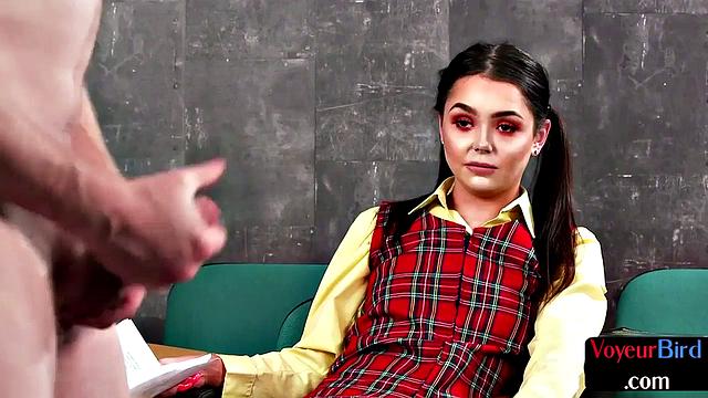 Nympho voyeuristic peep