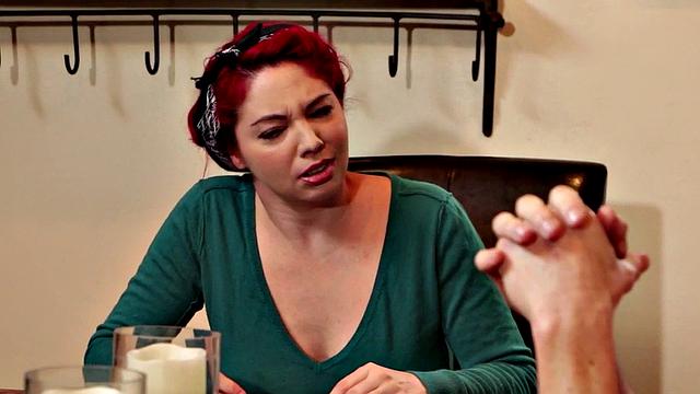 Babe rides dick after getting oral in classy limo