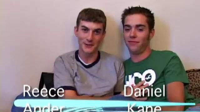 Reece and Daniel take their time getting undressed and soon both are on their knees sucking dick. Once naked, the guys move around on the bed, finding new places to kiss, lick and fondle.