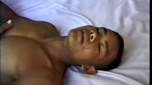 Twink Asian blows and tugs boyfriend's dick in amateur duo