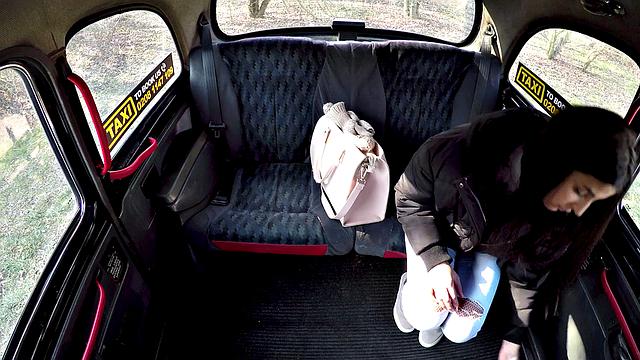 Her hole is stretched by big cock