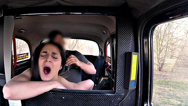 Her hole is stretched by big cock