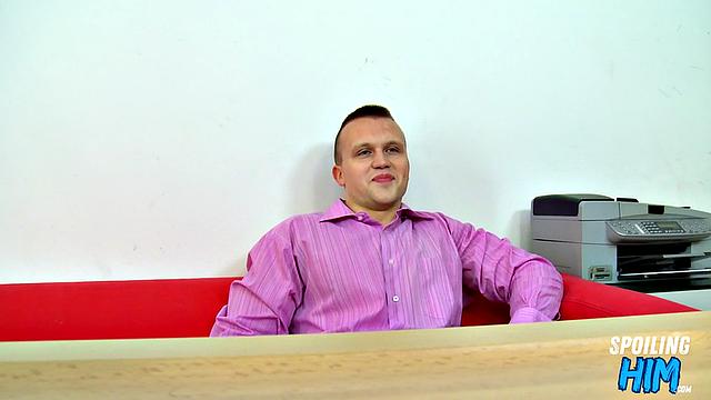 Mascular horny twunk pounded