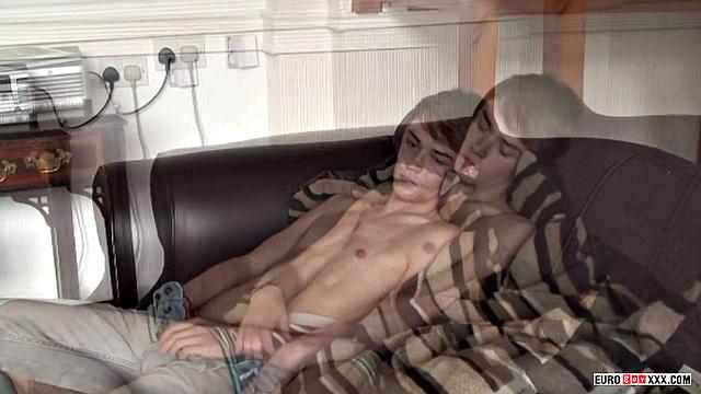Jerking His Long Dick To Porn - Joshua Parker