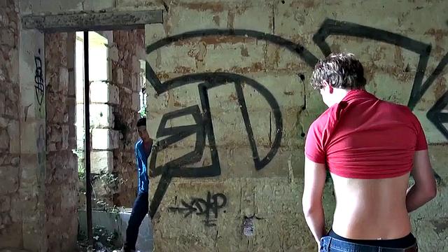 Blond top stud fucks asshole after nice cocksucking