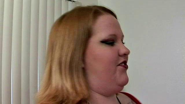 Cute BBW at the Gasoline Station