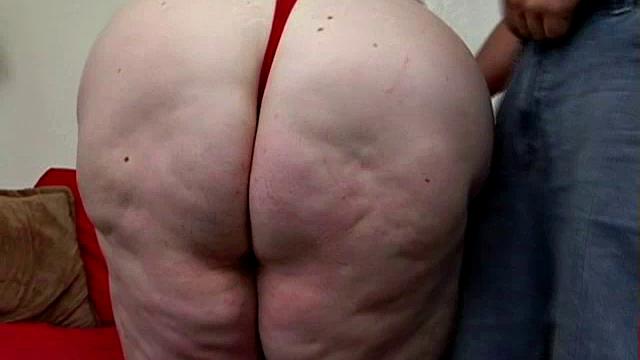 Cute BBW at the Gasoline Station