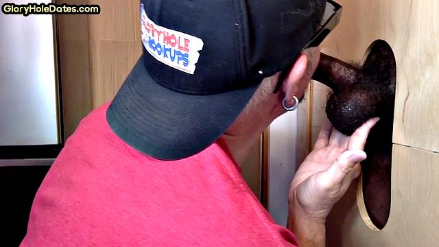 Gloryhole IR BJ DILF barebacked at home after gloryhole