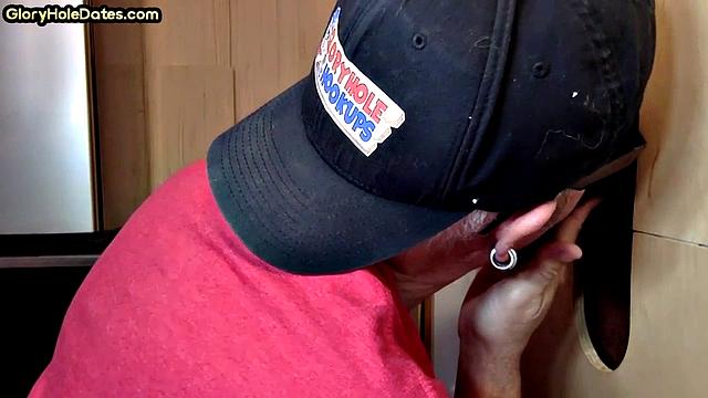 Gloryhole IR BJ DILF barebacked at home after gloryhole