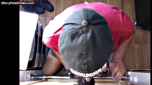 Gloryhole IR BJ DILF barebacked at home after gloryhole