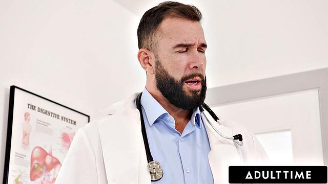 ADULT TIME - Horny Babe Alison Rey Cucks Her Husband By Fucking His Doctor! CUCKOLD HUMILIATION