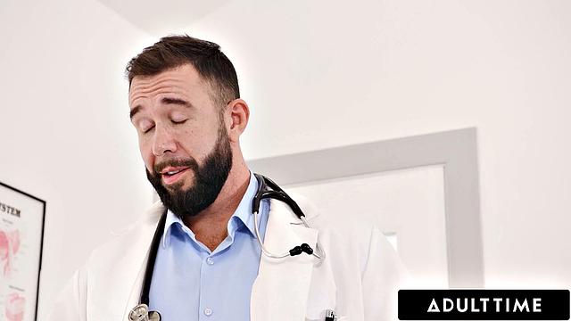 ADULT TIME - Horny Babe Alison Rey Cucks Her Husband By Fucking His Doctor! CUCKOLD HUMILIATION
