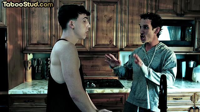 Handsome stud doggyfucked by lover