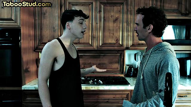 Handsome stud doggyfucked by lover