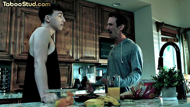 Handsome stud doggyfucked by lover