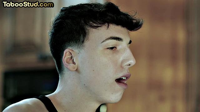 Handsome stud doggyfucked by lover