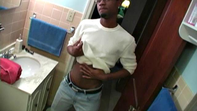 Tyreice Wells is back at it again, and this time he's jacking off in the shower. He's got a hot body and a 9 inch cock that loves getting stroked.