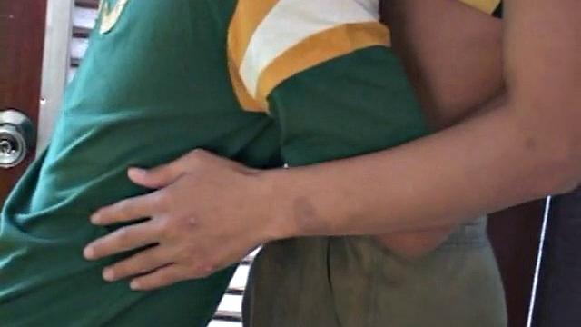 Picked up Asian twink stuffed after giving blowjob