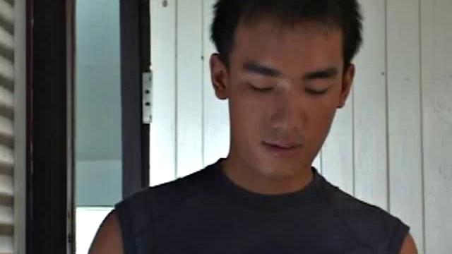 Picked up Asian twink stuffed after giving blowjob