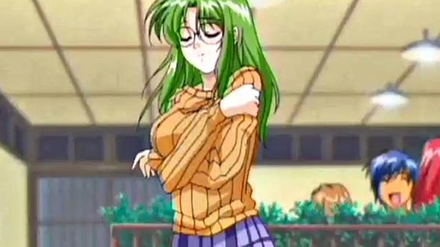 Big tit anime whore gets railed