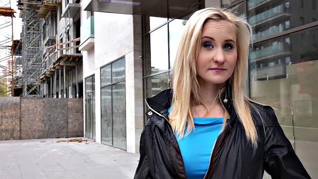 Blonde babe gets her pussy drilled through pantyhose while cowgirl-style riding