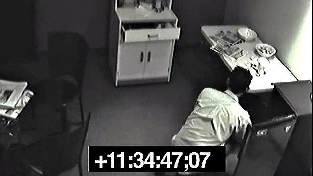Secret pissing slut screws her colleague
