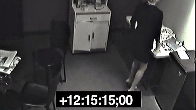 Secret pissing slut screws her colleague