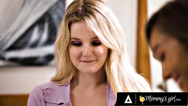 MOMMY'S GIRL - Naughty MILF Christy Love Teaches Naturally Stacked Stepdaughter To SQUIRT