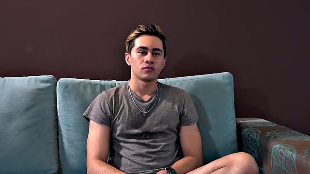 Jules gets naked on the sofa, before daddy moves in to suck his dick. Once he has the boy boned up, Ferdinan gets on all fours so Jules can lick his fat ass. Then Jules slides in and gives the mature man a deep bareback ass fucking.