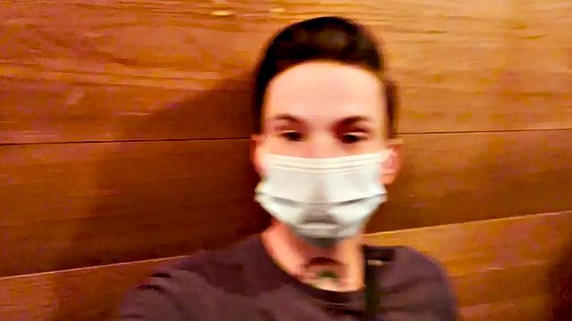 Inked masc gf nipple sucked and kissed by boyfriend