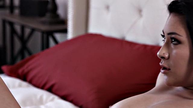 Dirty babe loves fucking big dick while blowing it