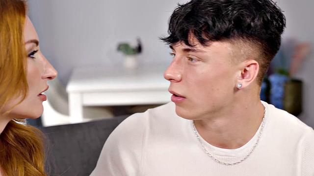 MOMMY'S BOY - Jealous Stud Wants Hot Stacked Redhead Stepmom All For Himself