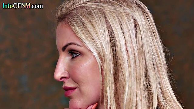 Cockhungry CFNM babes giving BJ to a guy