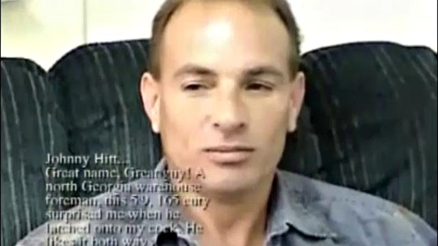 Johnny is another northern Georgia good old boy, who has come to the city for some action. He's a warehouse worker and loves to show off his big cock. Johnny is new at sucking dick but is enjoying it more each time he tries.