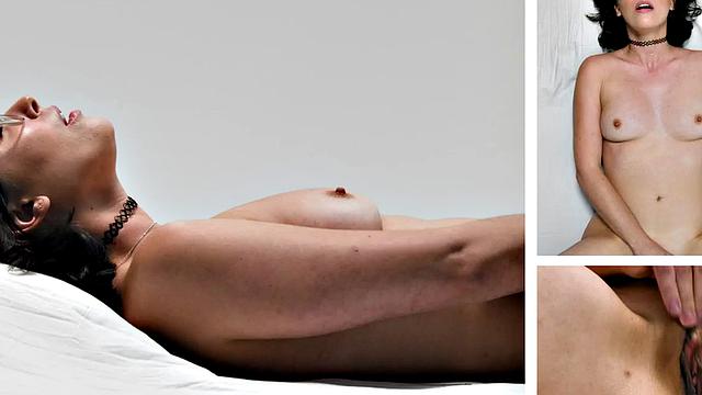 Casting nersy babe masturbates her pussy until orgasm